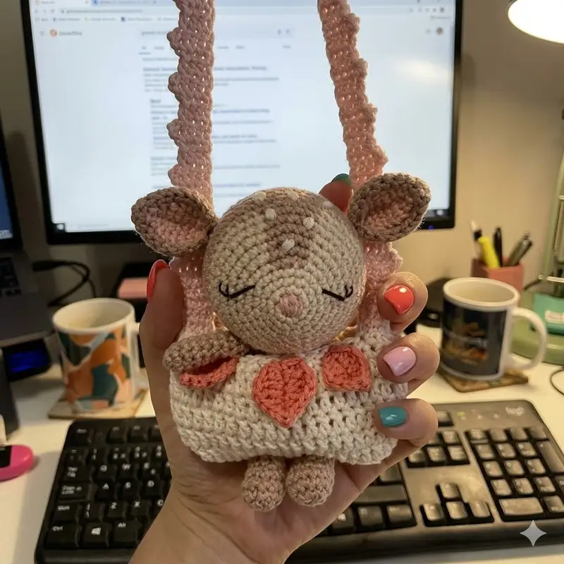 Complimentary Intermediate crochet pattern: Opale the Little Fawn Amigurumi Pattern - Simple to follow guide