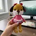 Fancy Dog Amigurumi Pattern step 1 - construction progress