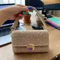 Mini crossbody bag Pattern step 1 - construction progress