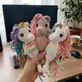 Sea Unicorn Amigurumi Pattern step 1 - construction progress