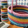 Hanging Basket Set Pattern step 2 - assembly progress