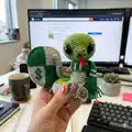 Snake Slythie Amigurumi Pattern step 4 - final assembly and finishing