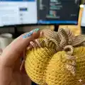 Pumpkin Amigurumi Pattern step 3 - details and accessories