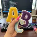 3D-Letters - Full Alphabet Pattern step 1 - construction progress