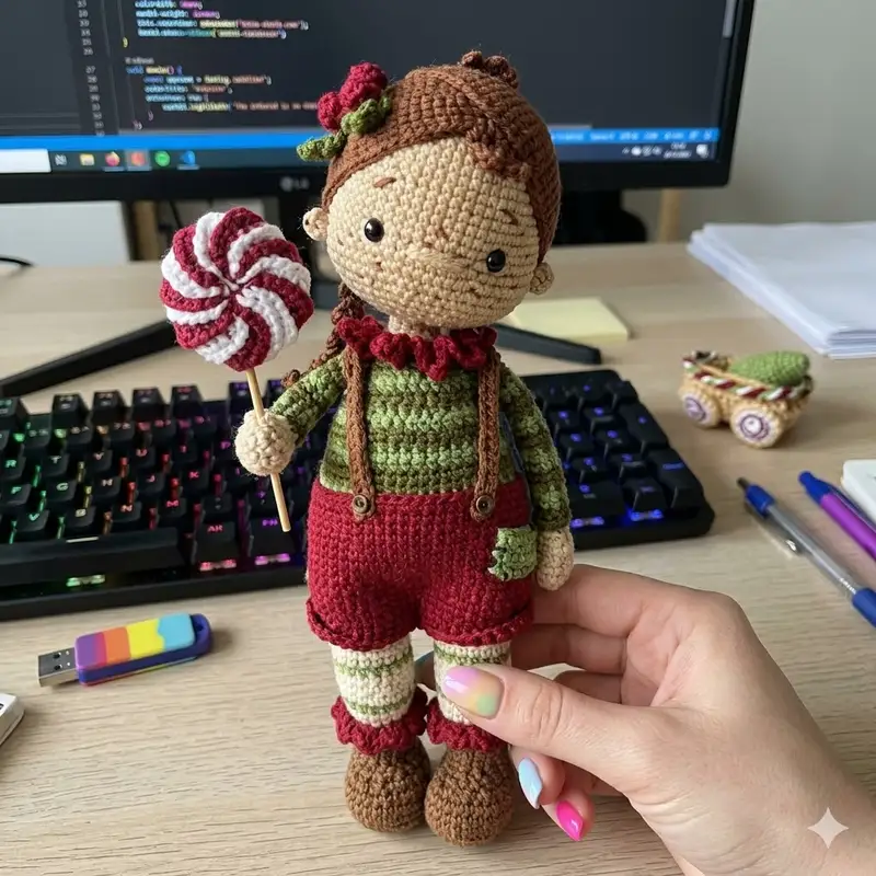 Complimentary Intermediate crochet pattern: Alice the Doll Amigurumi Pattern - Simple to follow guide