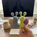 Snail Amigurumi Pattern step 1 - construction progress