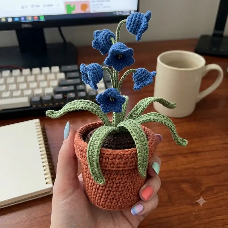 Quality crochet pattern: Crochet Bluebell Pattern - Beginner Friendly level guide with complete instructions