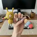 Worm Amigurumi Pattern step 1 - construction progress