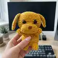 Puppy Dog Friend Amigurumi Pattern step 4 - final assembly and finishing