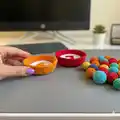 Counting Game Amigurumi Pattern step 2 - assembly progress