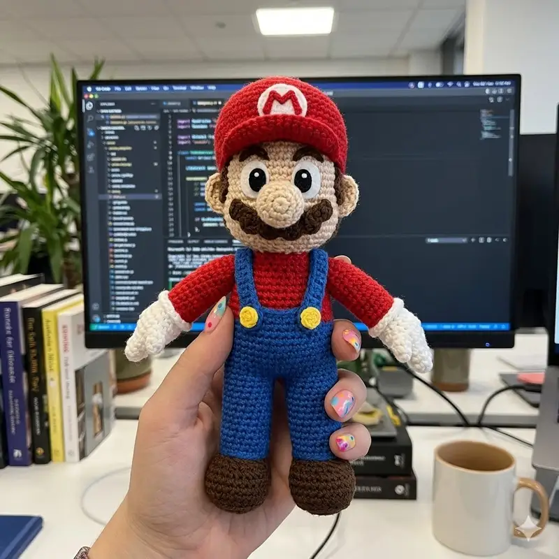 Complimentary Intermediate crochet pattern: Super Mario Amigurumi Pattern - Simple to follow guide