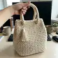 Dew Drop Handbag M Size Pattern step 1 - construction progress