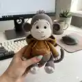 Joe Amigurumi Pattern step 2 - assembly progress