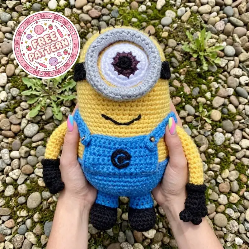 Complimentary Intermediate crochet pattern: Yellow Cute Banana Amigurumi Pattern - Simple to follow guide