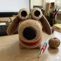 Dog Hand Puppet Amigurumi Pattern step 3 - details and accessories