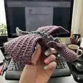 Fierce Little Dragon Amigurumi Pattern step 3 - details and accessories