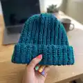 Winter Is Coming Beanie Pattern step 1 - construction progress