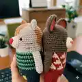 MINIMALS CAT Amigurumi Pattern step 3 - details and accessories