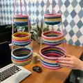 Hanging Basket Set Pattern step 1 - construction progress