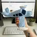 Plush Bonanza Beechcraft V-tail Amigurumi Pattern step 3 - details and accessories