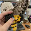 Deaths Head Hawk Moth Amigurumi Pattern step 3 - details and accessories