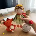 Little Prince Amigurumi Pattern step 3 - details and accessories
