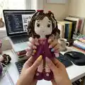 Cute Doll Amigurumi Pattern step 3 - details and accessories