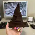 Sorting Hat Amigurumi Pattern step 4 - final assembly and finishing