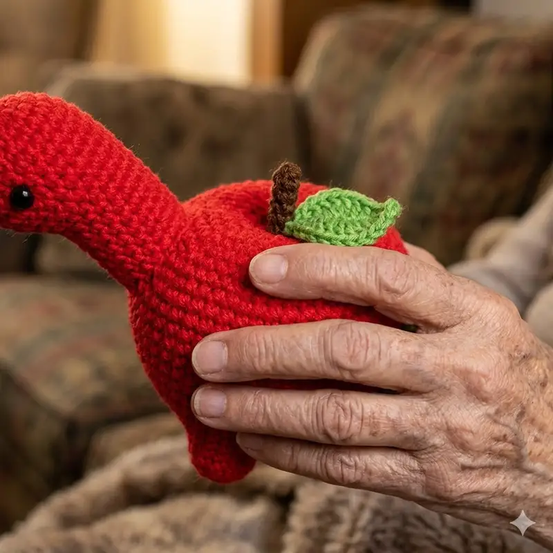 Complimentary Intermediate crochet pattern: Appletosaurus Amigurumi Pattern - Simple to follow guide