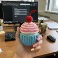 Reversible Muffin Toy Amigurumi Pattern step 1 - construction progress