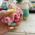 Miniature Pippi Amigurumi Pattern step 2 - assembly progress
