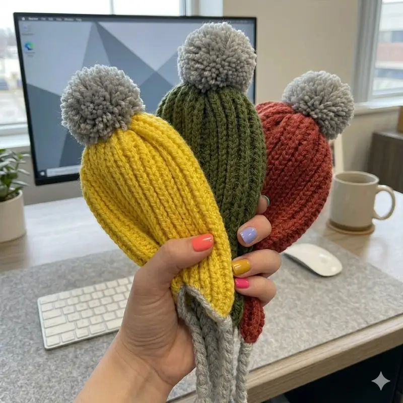 Complimentary Intermediate crochet pattern: Oak Grove Earflap Hat Pattern - Simple to follow guide