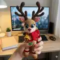 Forest Deer Amigurumi Pattern step 1 - construction progress