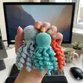 Crochet Octopus Amigurumi Pattern step 4 - final assembly and finishing