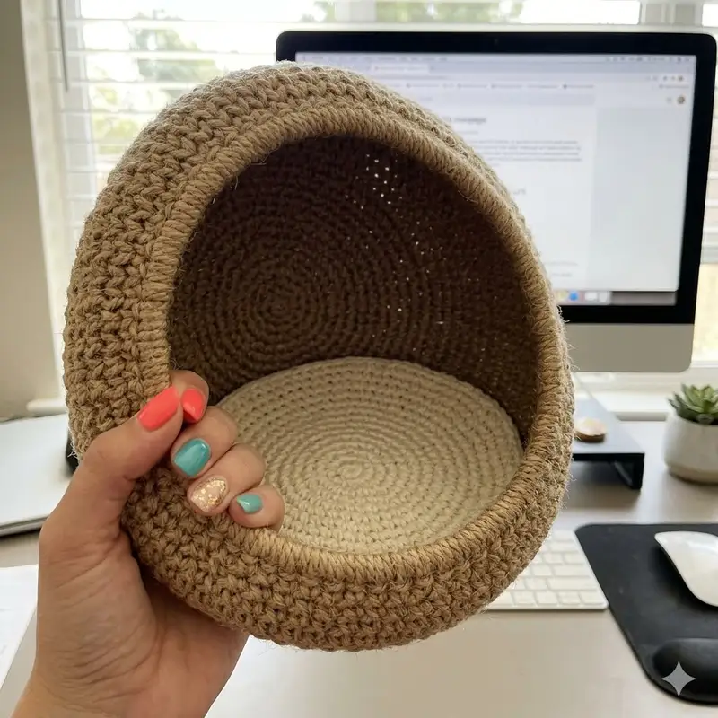 Complimentary Intermediate crochet pattern: The Cat House Pattern - Simple to follow guide