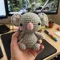 Koala Amigurumi Pattern step 3 - details and accessories