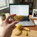 Half lemon and lemon slices Amigurumi Pattern step 4 - final assembly and finishing