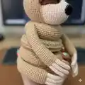 Sloth Stacking Toy Amigurumi Pattern step 3 - details and accessories