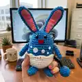 Azumarill Amigurumi Pattern step 3 - details and accessories