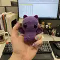 Baby Fledermaus Amigurumi Pattern step 1 - construction progress