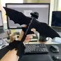 Toothless Plush Pattern step 4 - final assembly and finishing