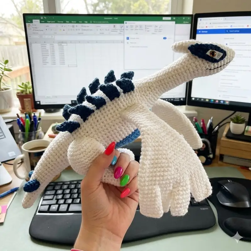 Complimentary Advanced crochet pattern: Lugia Plushie Amigurumi Pattern - Simple to follow guide