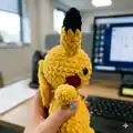 Pika the Electric Mouse Amigurumi Pattern step 4 - final assembly and finishing