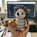 Hedgehog Stacking Toy Amigurumi Pattern step 3 - details and accessories