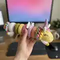 Tiffy the Sleepy Unicorn Amigurumi Pattern step 3 - details and accessories