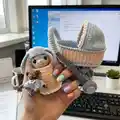 Doll in a Baby-Carriage Amigurumi Pattern step 3 - details and accessories