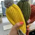Oak Grove Earflap Hat Pattern step 2 - assembly progress
