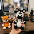 Benjamin Tiger Amigurumi Pattern step 4 - final assembly and finishing