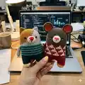 Minimal Mouse Amigurumi Pattern step 4 - final assembly and finishing