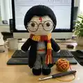 Harry Potter Amigurumi Pattern step 3 - details and accessories
